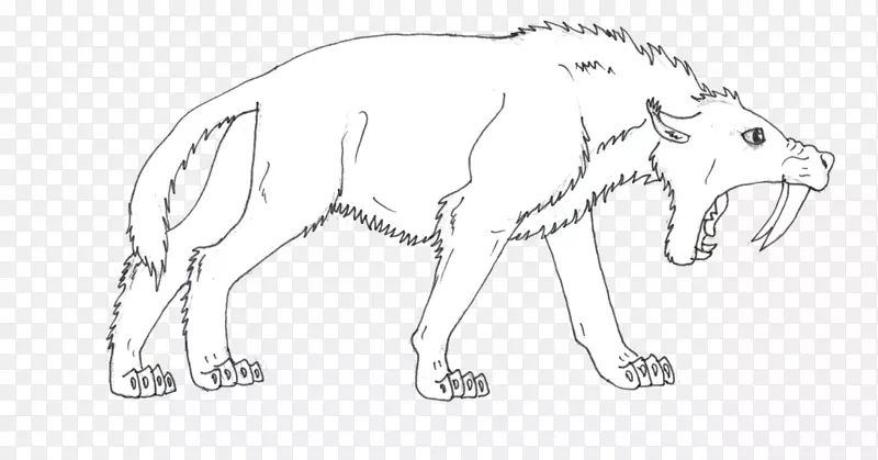 线画CAT/m/02csf尾猫