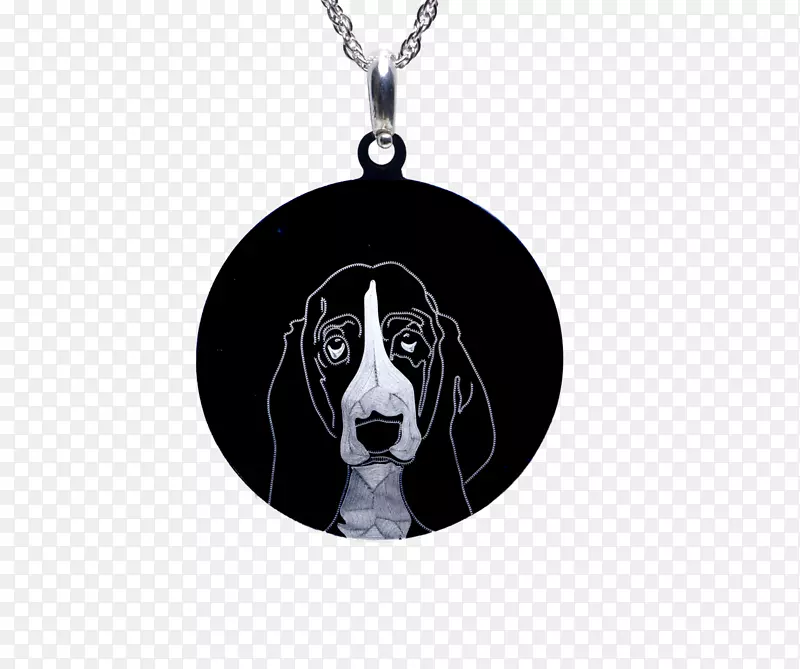 魅力和吊坠，黑色和棕褐色的猎犬，护身符，手镯-珠宝