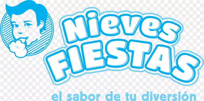 标识Nieves Fiestas冰淇淋和冰棒派对-冰淇淋