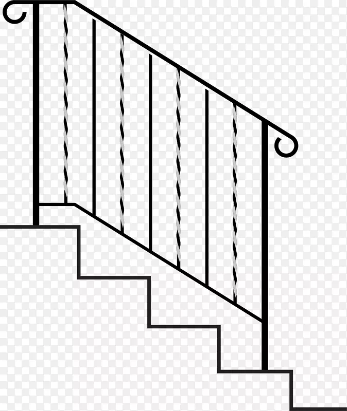 扶手楼梯锻铁栏杆护栏楼梯