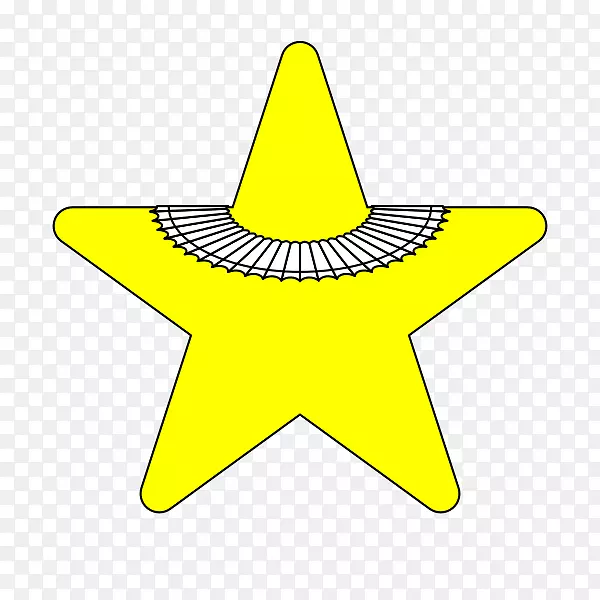 线三角星夹艺术-荣誉证书