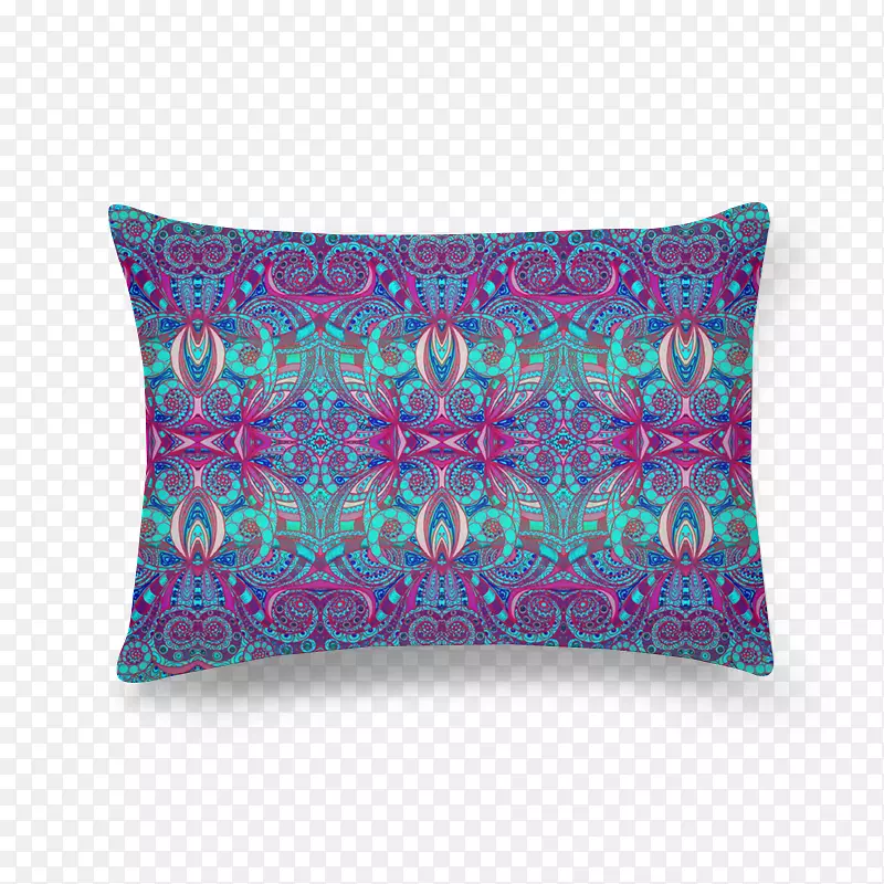 投掷枕头垫美杜莎墙-印度风格
