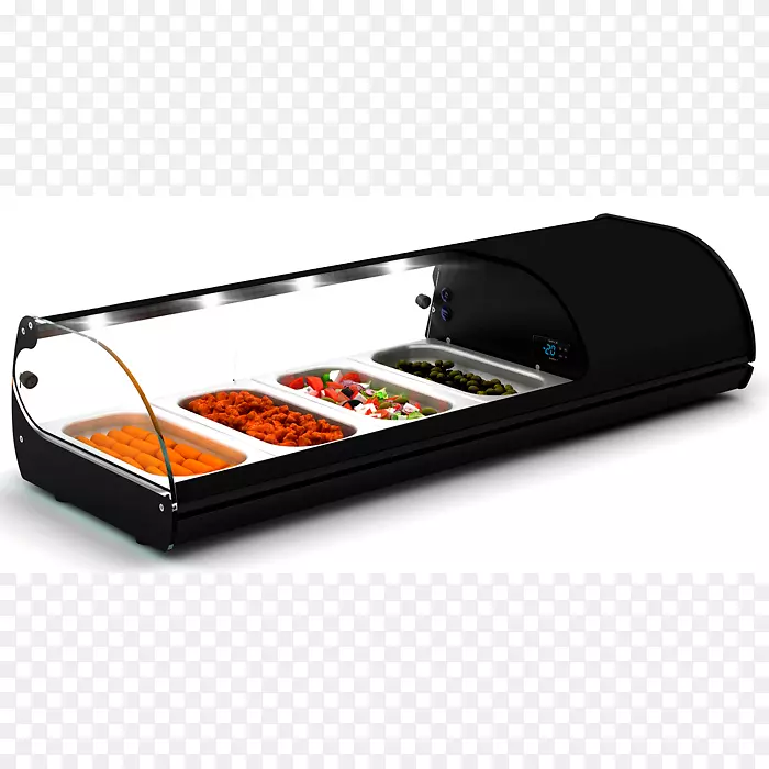 寿司塔帕斯美食展示柜橱窗-寿司