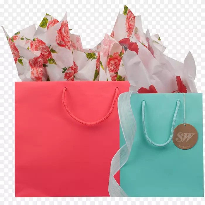 纸制礼品手提包购物袋和手推车礼品袋