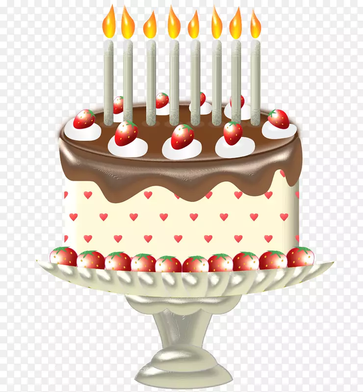 生日蛋糕玉米饼奶油派巧克力蛋糕-生日