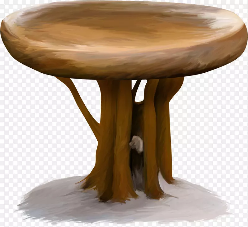 桌上木凳-中间桌