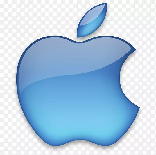 苹果桌面壁纸标志蓝色苹果