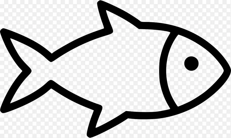海鲜鱼电脑图标剪贴画-鱼