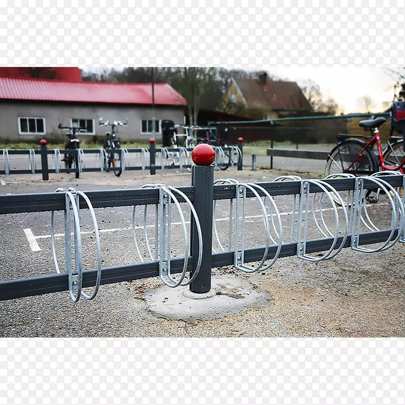 钢制自行车停放架护栏自行车停放站围栏-BODAR