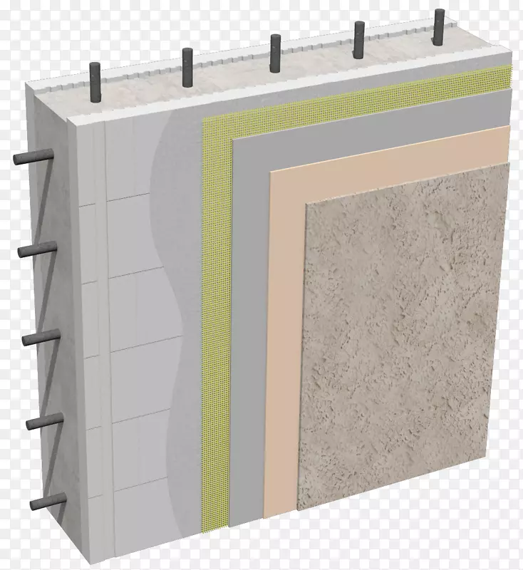 外墙外保温涂装体系保温混凝土形式对建筑物保温性能的影响