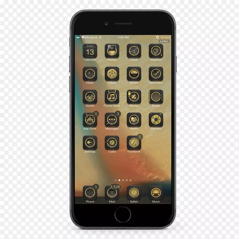 智能手机iPhone iOS 9-智能手机PNG图片素材下载_图片编号3940591-PNG素材网