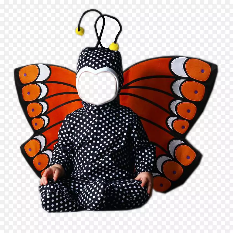 蝴蝶万圣节服装婴儿-副总裁