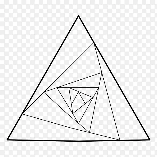 神圣几何金三角黄金比例-三角形