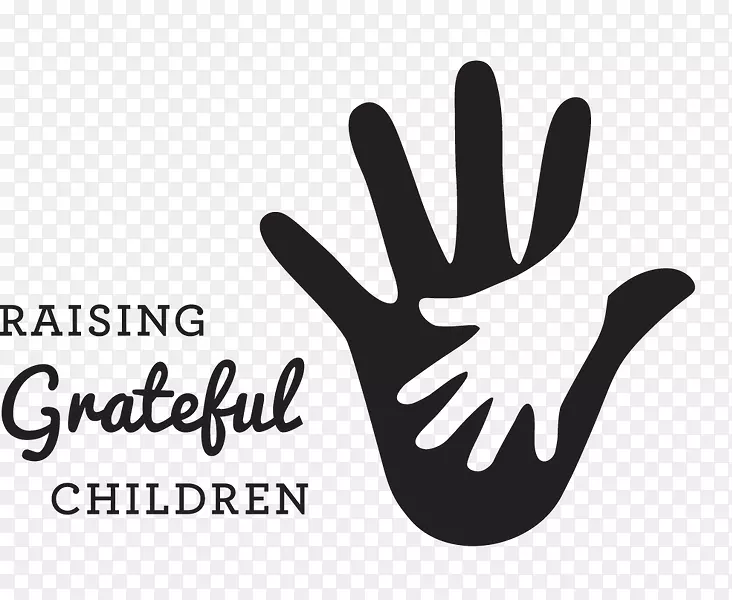 感恩儿童标志幸福主观幸福儿童