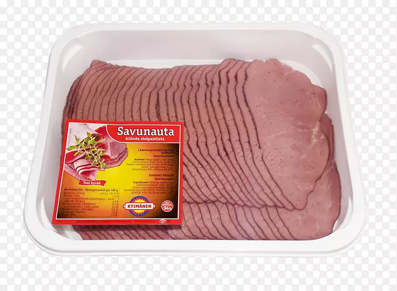 Kylm savustus加工过的肉背培根动物脂肪肉