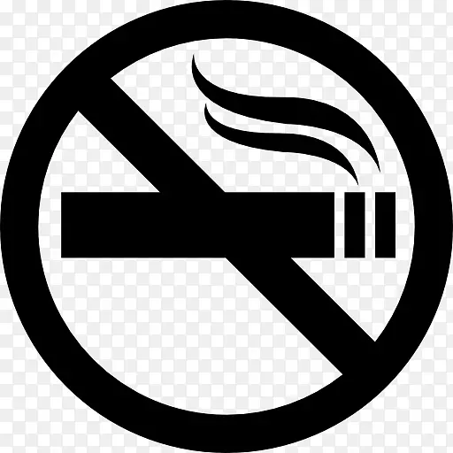 禁止吸烟电脑图标标志剪贴画符号