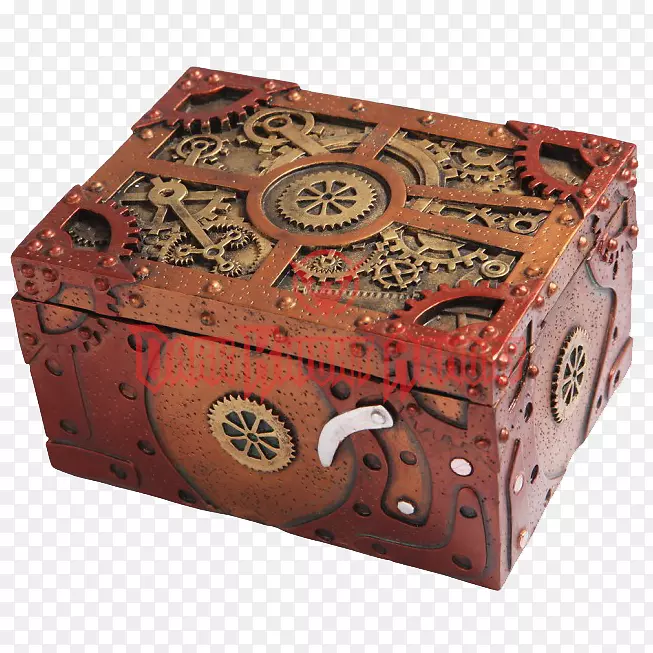 箱式棺材蒸汽朋克珠宝钟表盒