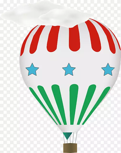 飞行热气球飞艇夹艺术气球