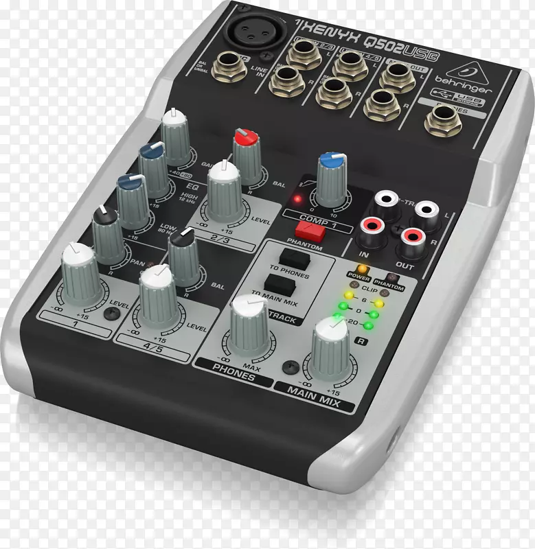 麦克风混音器Behringer xenyx q 502 usb behringer xenyx 502-话筒