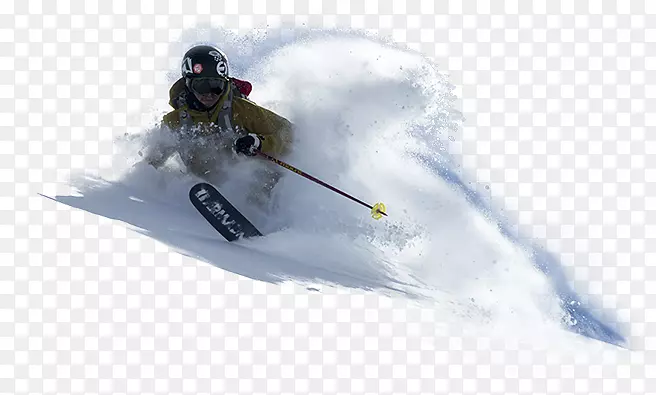 滑雪装订自由式滑雪活塞远程滑雪场滑雪越冬场景