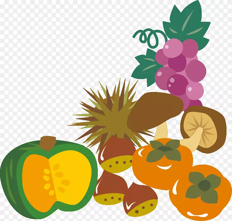 食物、秋叶色、食欲、秋分、秋日-秋日
