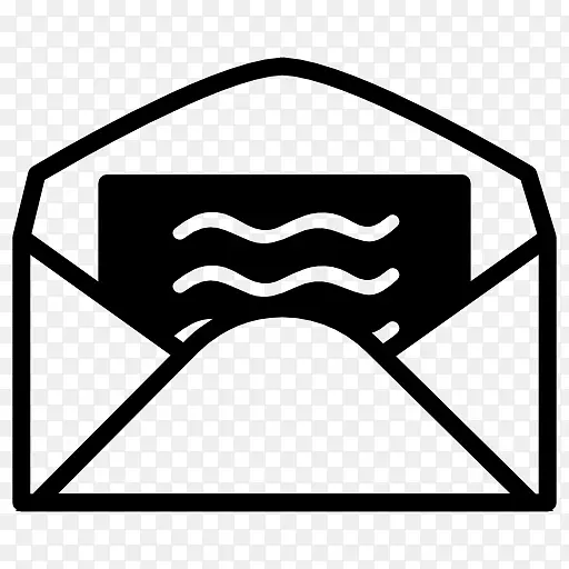 纸面信封电脑图标邮件信封