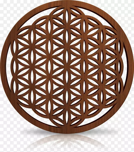 重叠圆网格神圣几何-Geometria Sagrada