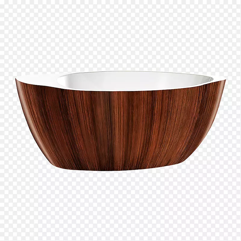 碗角棕色木材