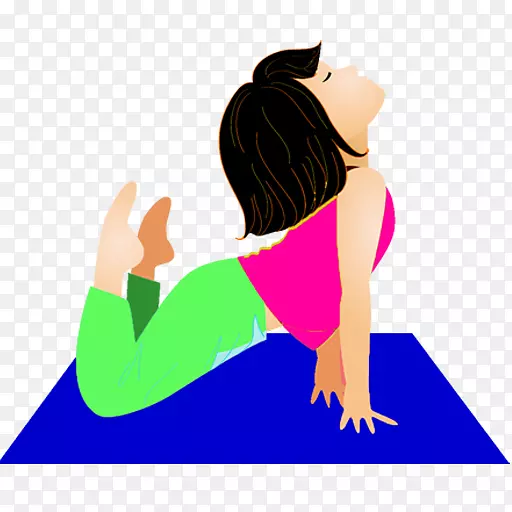 瑜伽和普拉提垫肩夹艺术-瑜伽冥想