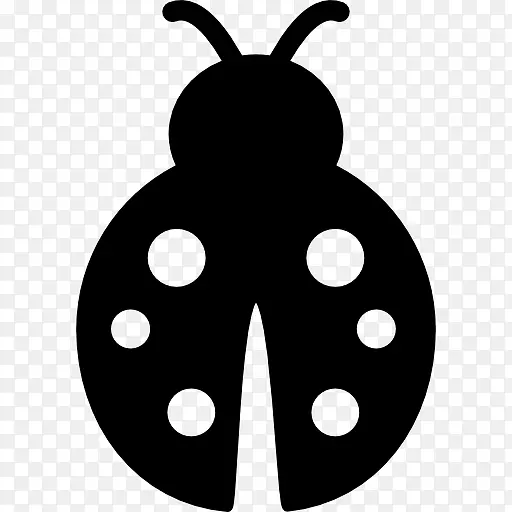 电脑图标瓢虫甲虫剪贴画