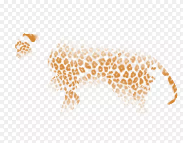 长颈鹿体饰字体-长颈鹿