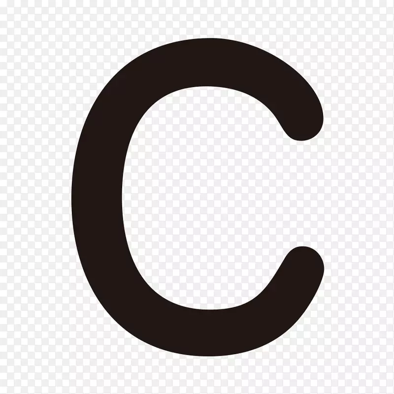 字母纯文本ALT属性徽标测验-暴风雪字母c