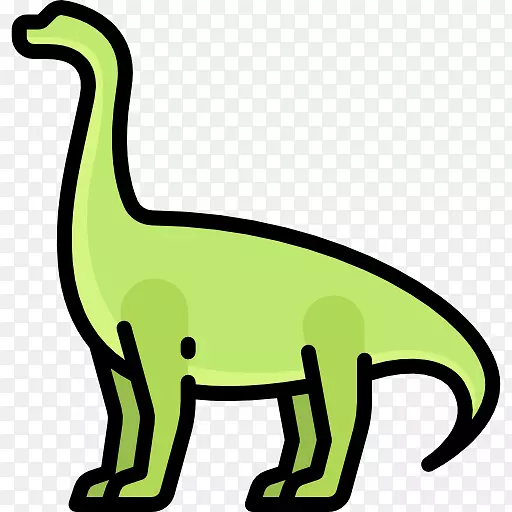 陆生动物恐龙野生动物剪贴画-动物恐龙