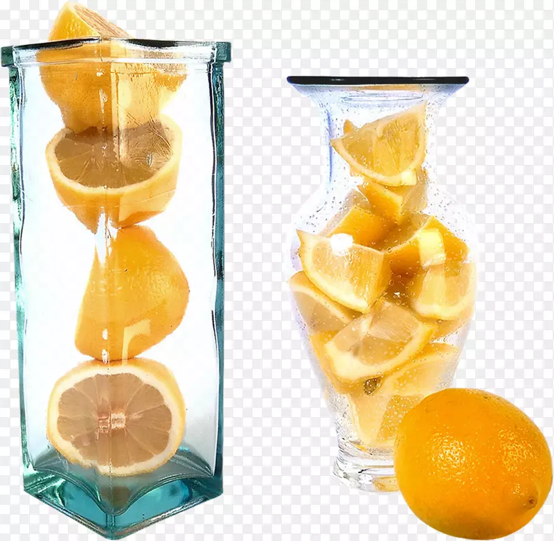 橙汁鸡尾酒装饰哈维沃班格果汁