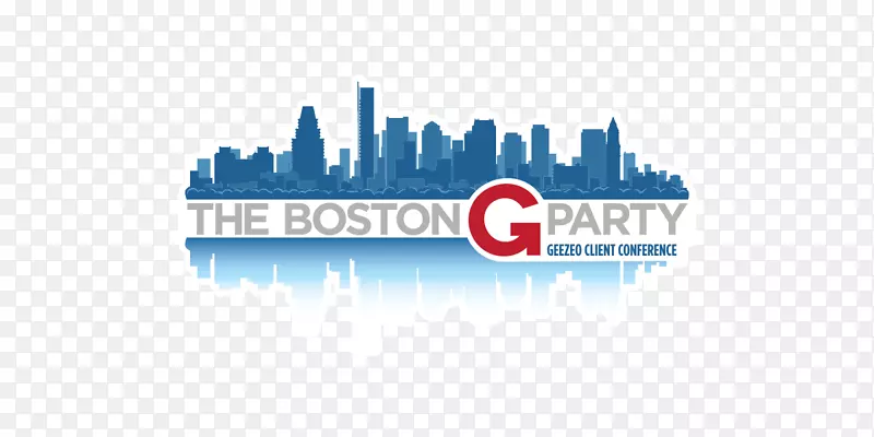 波士顿标志贴标城市-派对人群