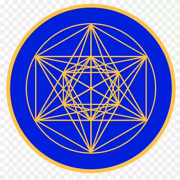 Metatron立方体神圣几何学重叠圆网格符号