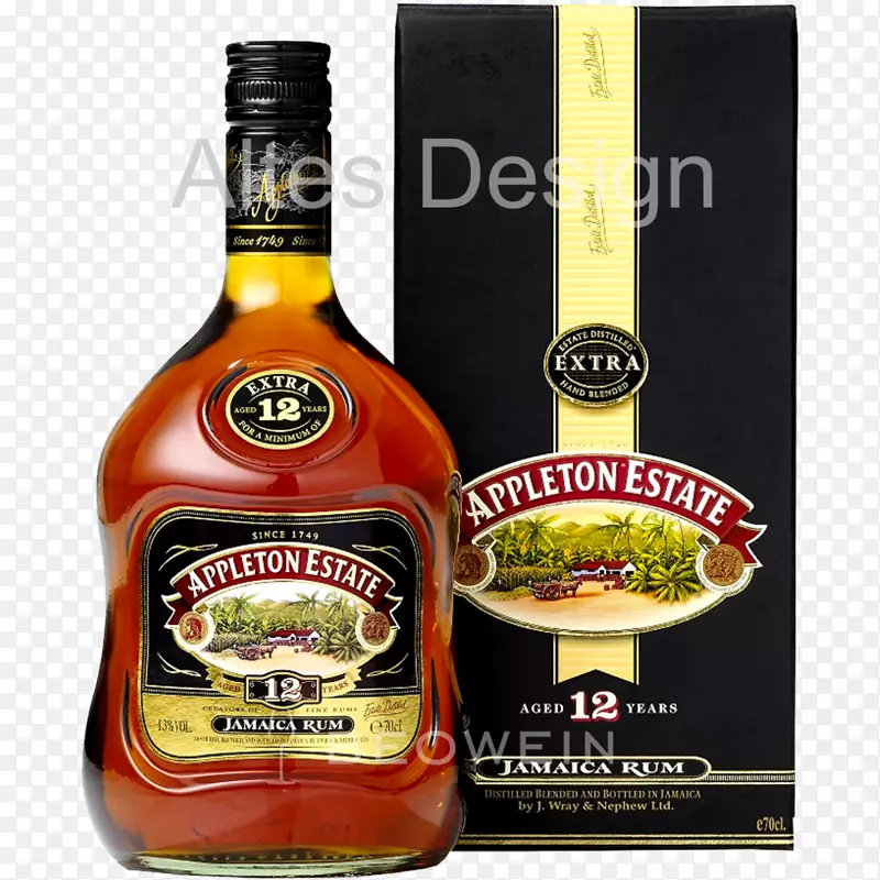 利口酒朗姆酒阿普尔顿威士忌43