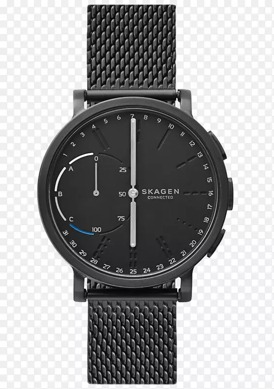斯肯黑根连接丹麦斯肯智能手表表带
