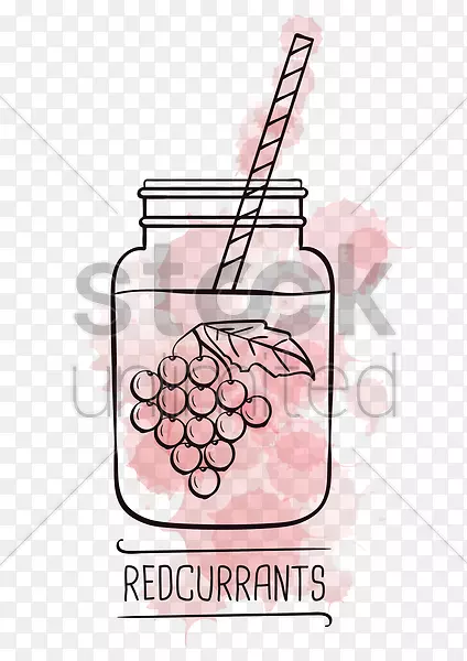 冰沙葡萄汁剪辑艺术-果汁