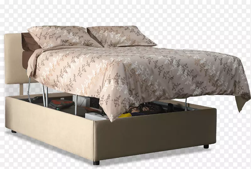床头柜，脚垫，床架，床垫.桌子