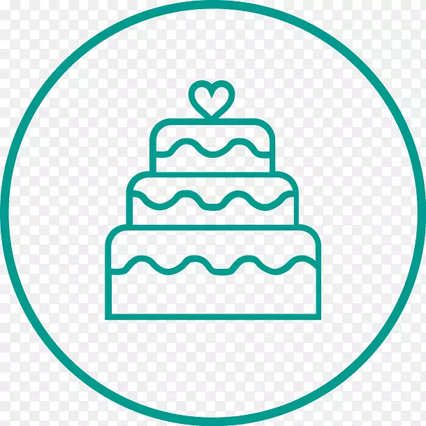 结婚蛋糕馅饼画着色书-婚礼蛋糕