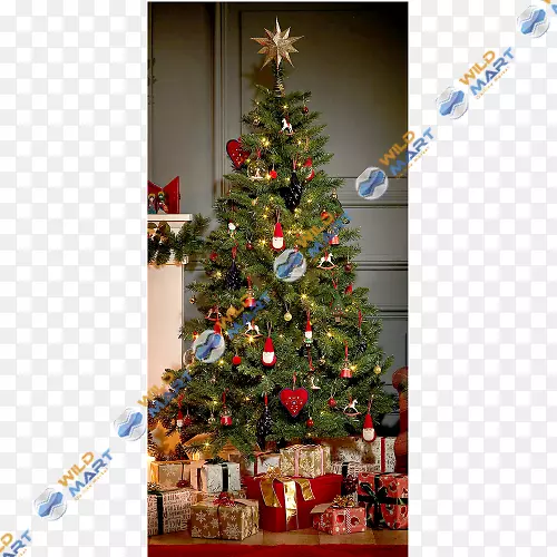 圣诞树，圣诞树装饰，云杉，松树，圣诞树
