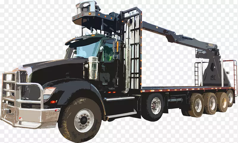 商用车Mack卡车Navistar国际测井车装载卡车