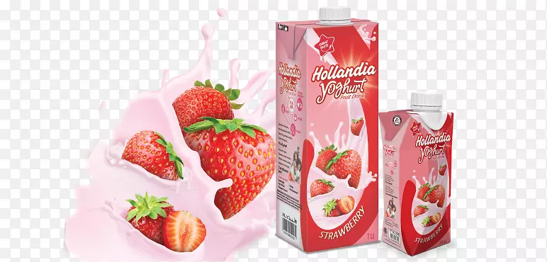 草莓酸奶饮料果汁食品酸奶饮料