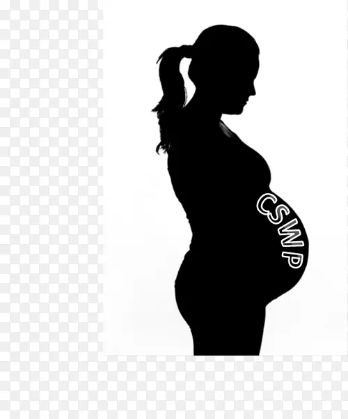怀孕分娩妇女母亲剪贴画-怀孕