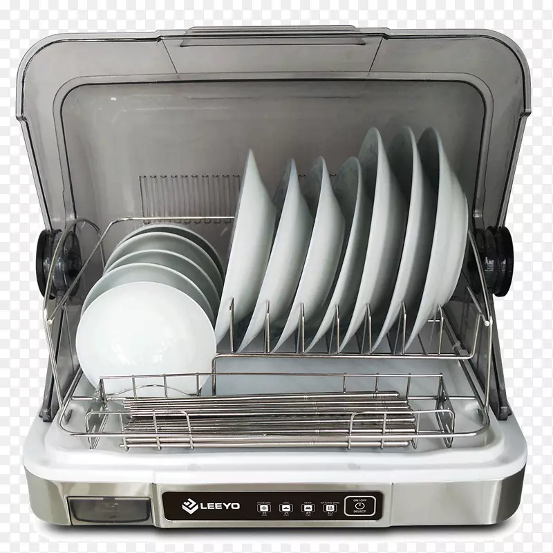 烤面包机迷你洗碗机烘干机餐具-迷你