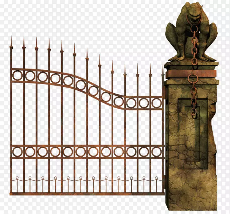 铁栅栏门-墓地门