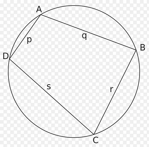 Brahmagupta公式循环四边形Brahmagupta定理-数学