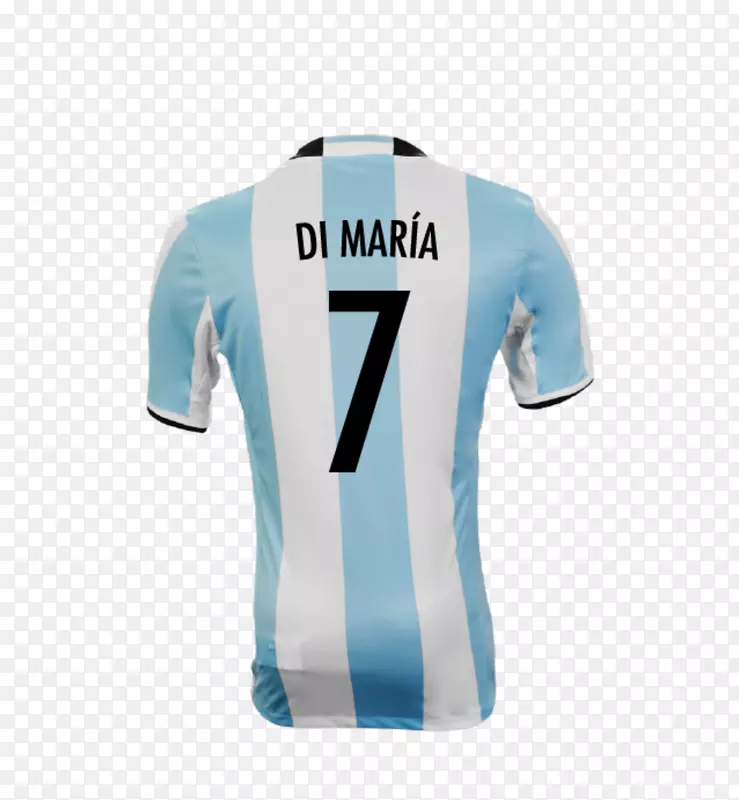 体育迷球衣t恤袖外装制服-迪玛丽亚阿根廷