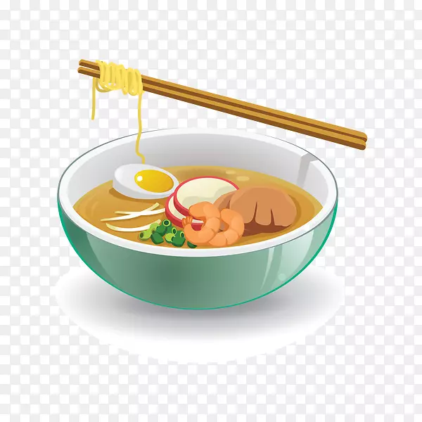 汤筷子亚洲料理碗配料